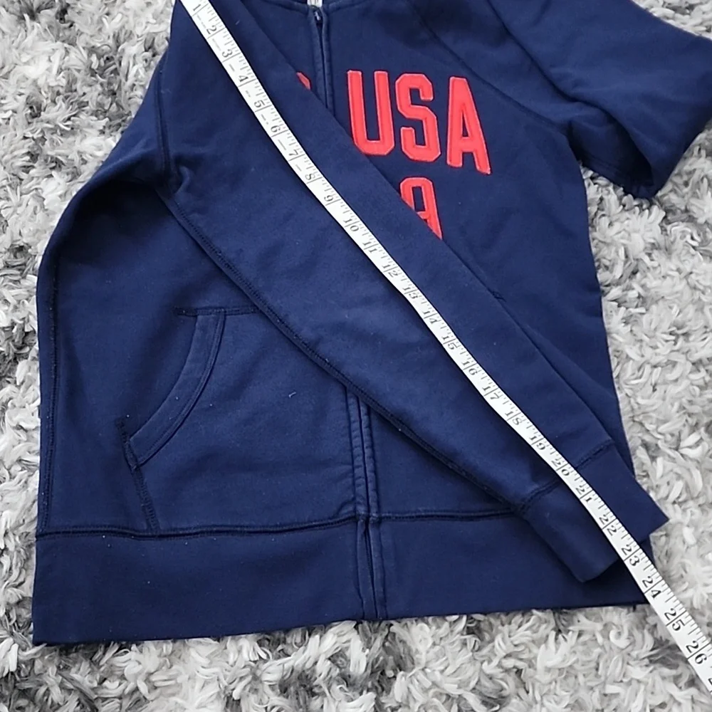 Gap Kids Dark Blue Full Zip Hoodie Sweatshirt Jacket